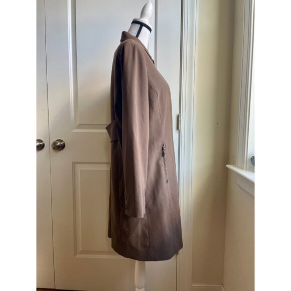 Jones New York Taupe Car Coat with Removable Liner - Size M - Picture 4 of 8
